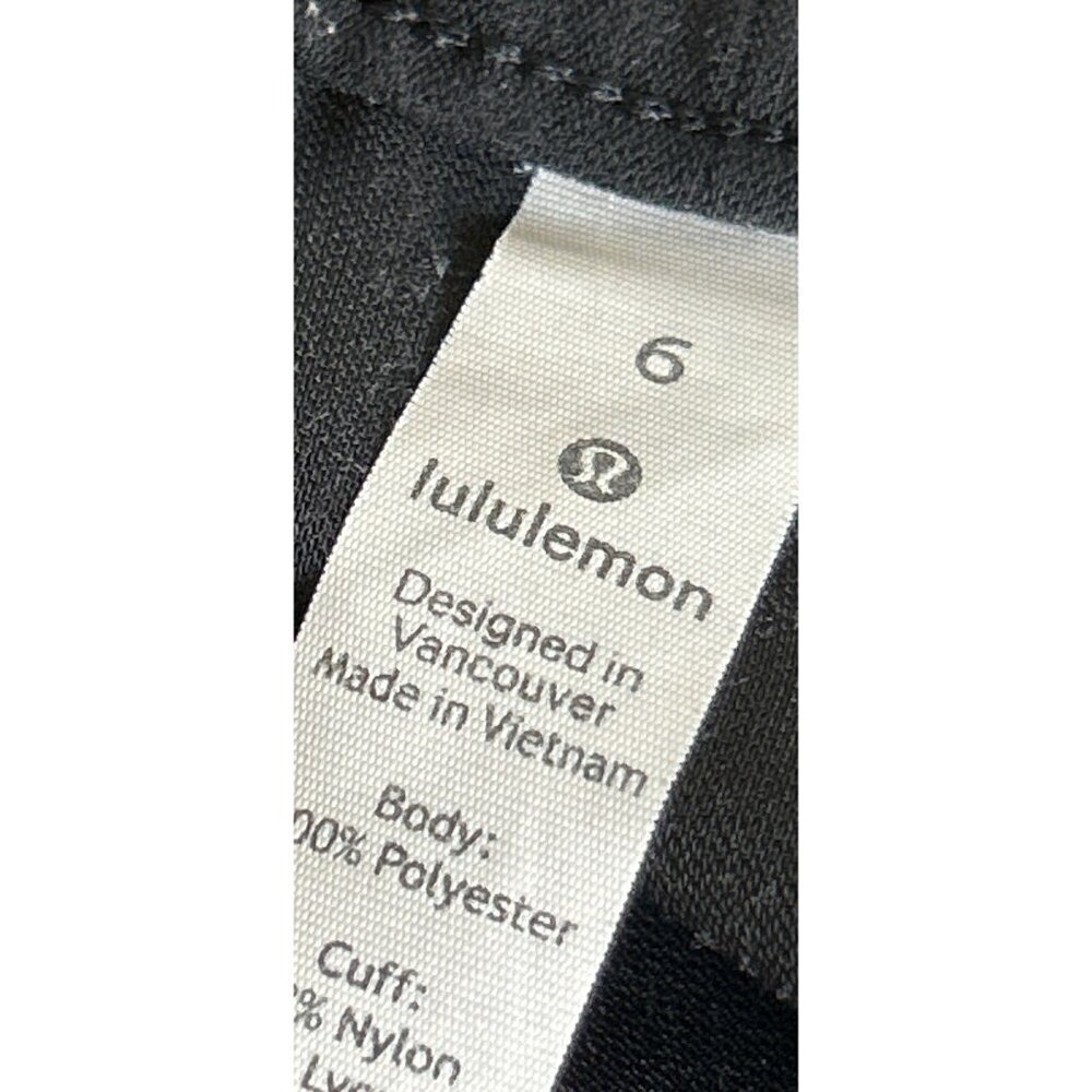 Lululemon On The Fly Black Pull-On Jogger Size 6 - Picture 9 of 9